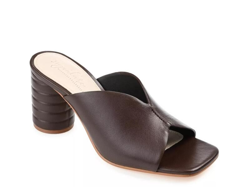 ジュルネ シグネチャー レディース シューズ サンダル Journee SignatureKarah Sandal Dark Brown ブラウン