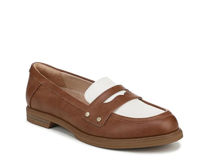 ドクター・ショール レディース シューズ スリッポン・ローファー Dr SchollsHello Penny Loafer TanWhite ホワイト