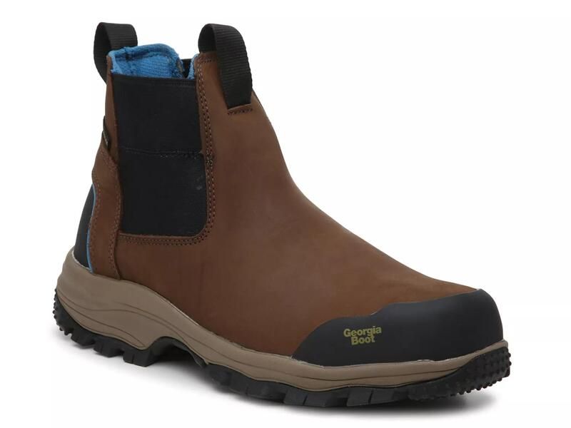 ジョージブーツ メンズ シューズ ブーツ・レインブーツ Georgia Boot Blue Collaromeo Work Boot Dark Brown ブラウン