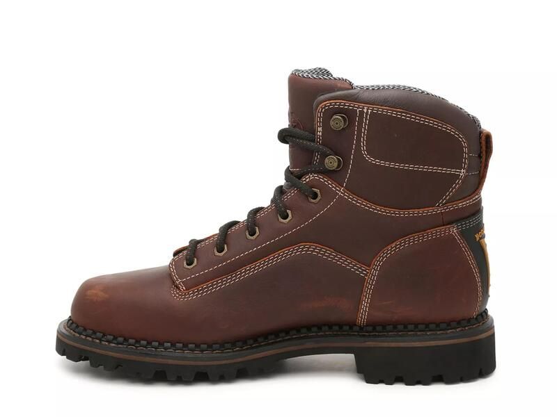 ジョージブーツ メンズ シューズ ブーツ・レインブーツ Georgia BootAmp LT Logger Work Boot Dark Brown ブラウン