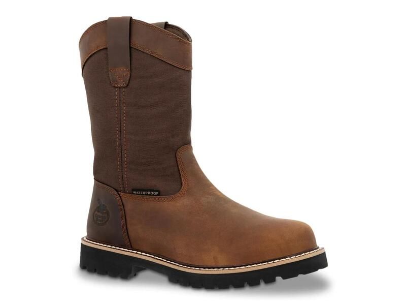 ジョージブーツ メンズ シューズ ブーツ・レインブーツ Tシャツ Georgia BootCore 37 Waterproof Western Steel Toe Work Boot Mens Dar
