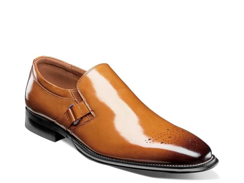 ステイシーアダムス メンズ シューズ スリッポン・ローファー モンクストラップ モンク Stacy AdamsAlistair Monk Strap SlipOn Tan タン