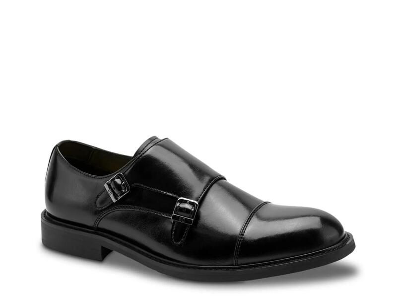 ケネスコール メンズ シューズ スリッポン・ローファー モンクストラップ モンク Reaction Kenneth ColeLeland Monk Strap SlipOn Black ブラック