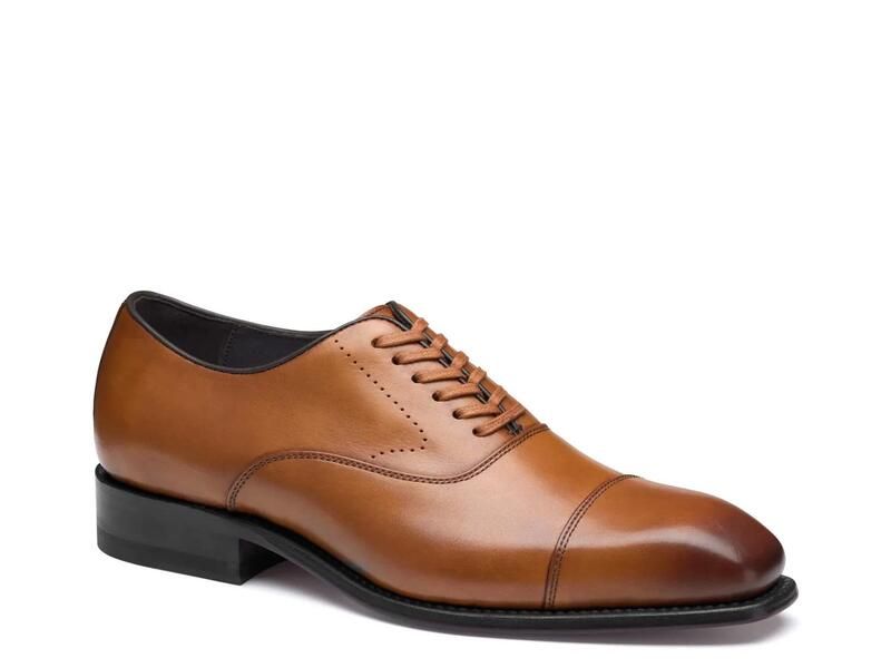 ジョンストンアンドマーフィー メンズ シューズ オックスフォード キャップ Johnston MurphyAshton Cap Toe Oxford Cognac