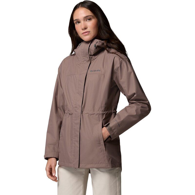 コロンビア レディース アウター ジャケット・ブルゾン Columbia Hikebound II Long Jacket Womens Iron