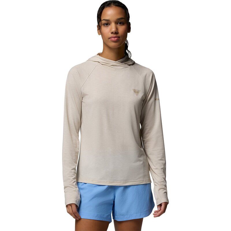 コロンビア レディース トップス Tシャツ パーカー Columbia PFG Uncharted II Hoodie Womens Dark Stone ストーン