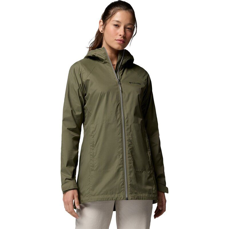 コロンビア レディース アウター ジャケット・ブルゾン Columbia Switchback II Lined Long Jacket Womenstone Green グリーン