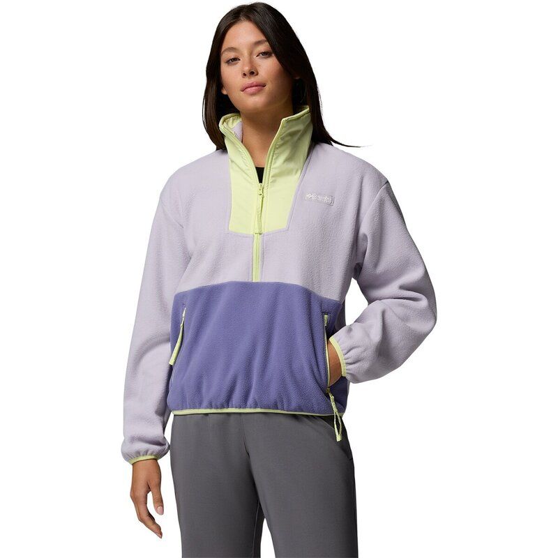 コロンビア レディース アウター ジャケット・ブルゾン フリース Columbia Sequoia Grove 12Zip Fleece Pullover Womens Lavender PearlS