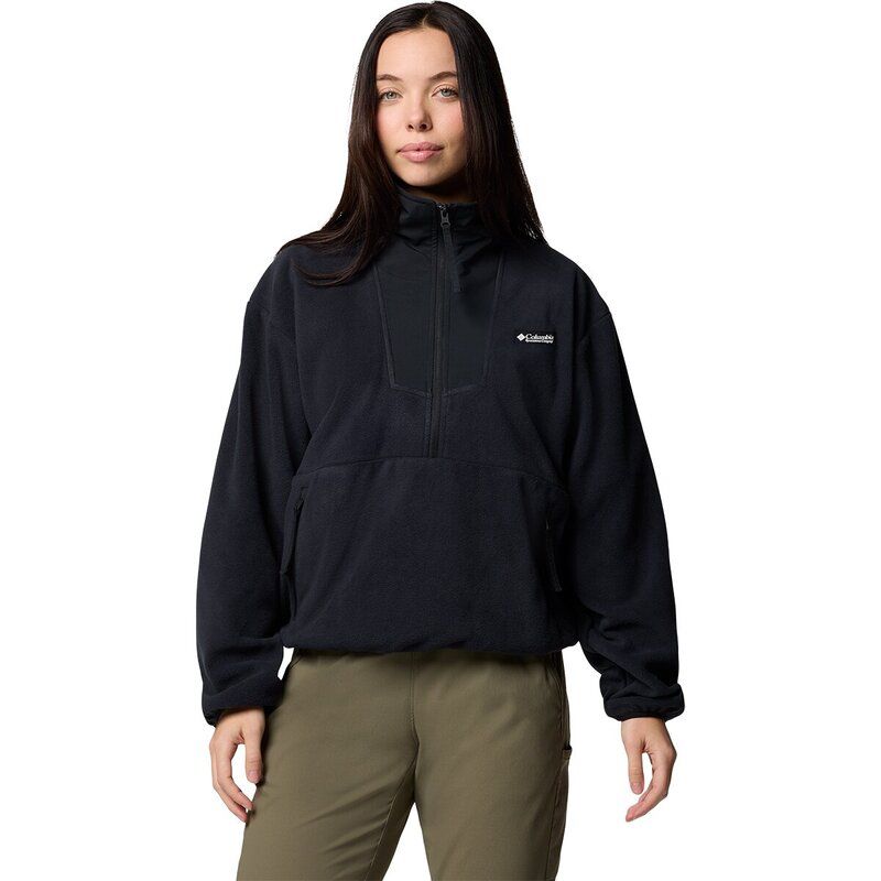 コロンビア レディース アウター ジャケット・ブルゾン フリース Columbia Sequoia Grove 12Zip Fleece Pullover Womens Black2