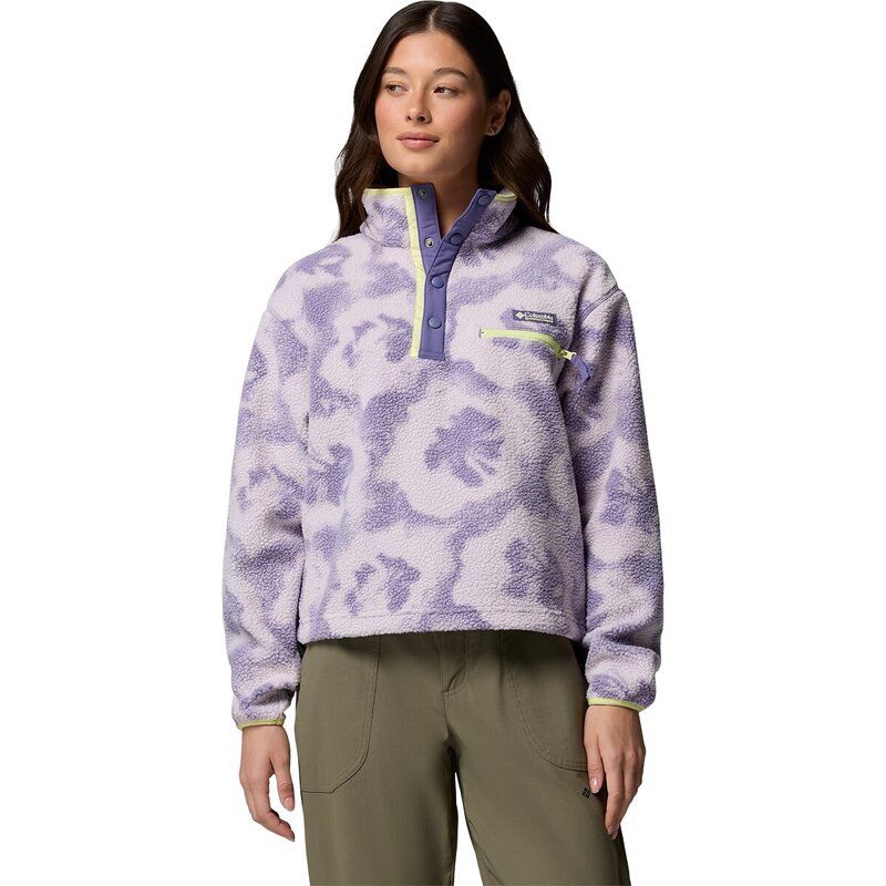 コロンビア レディース アウター ジャケット・ブルゾン プリント クロップド Columbia Helvetia II Printed Cropped 12Snapullover Womenstorm