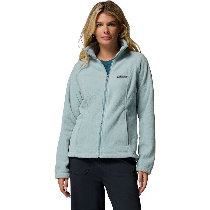 コロンビア レディース アウター ジャケット・ブルゾン フリース Columbia Benton Springs FullZip Fleece Jacket Womens Crushed Blue ブ