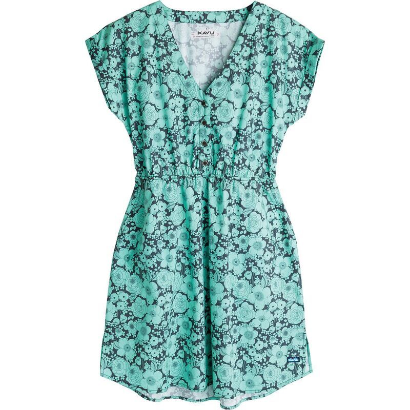 カブー レディース トップス ワンピース KAVU Dreamview Dress Womens Green Bloom グリーン