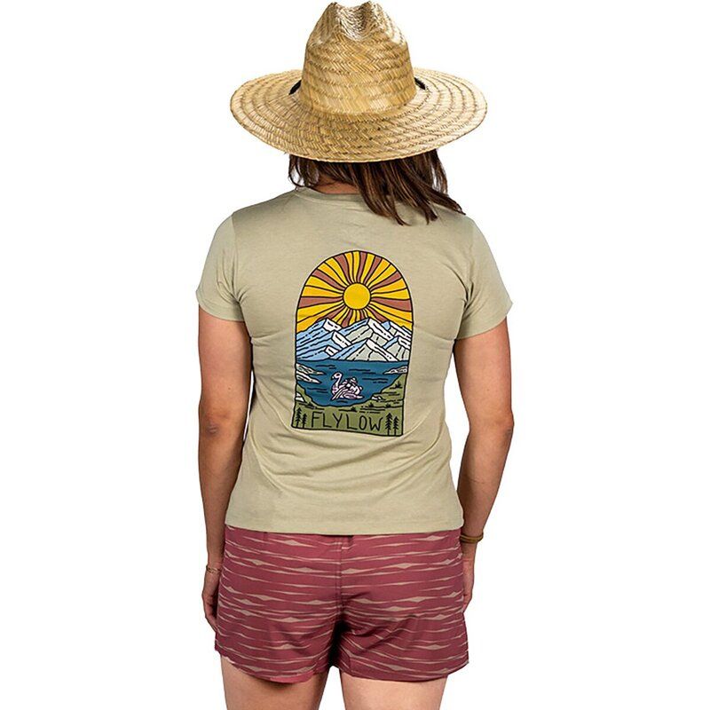 フライロー レディース トップス Tシャツ Flylow MTN Lake TShirt Womens Mist