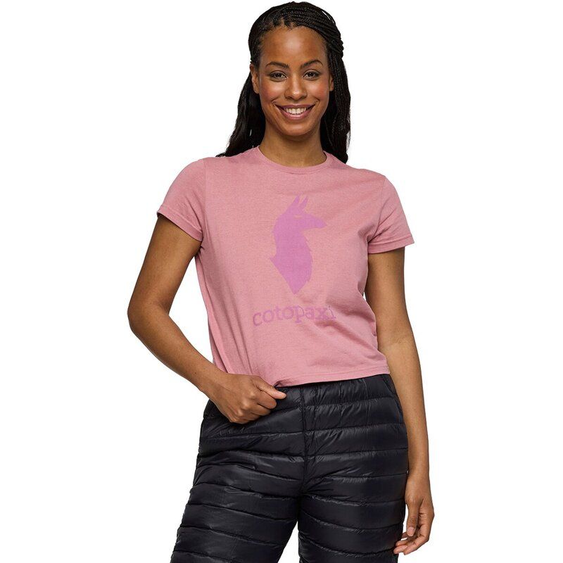 コートパクシー レディース トップス Tシャツ Cotopaxi Llama TShirt Womens Dusty Rose