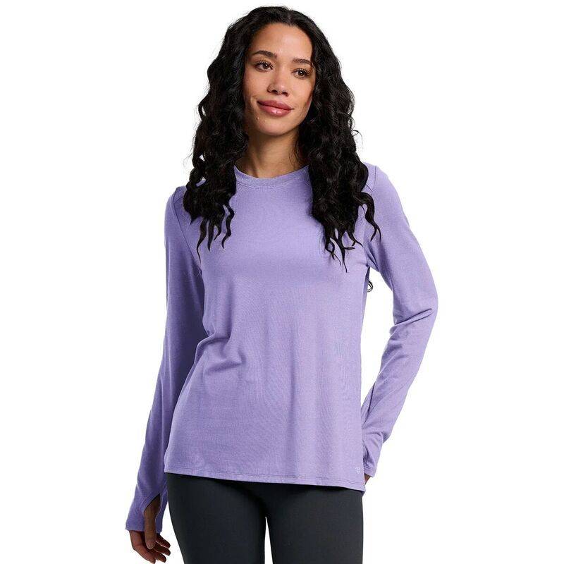 フリー フライ レディース トップス Tシャツ 長袖 Free Fly Shade II LongSleeve Shirt Womens Bright Lavender ラベンダー