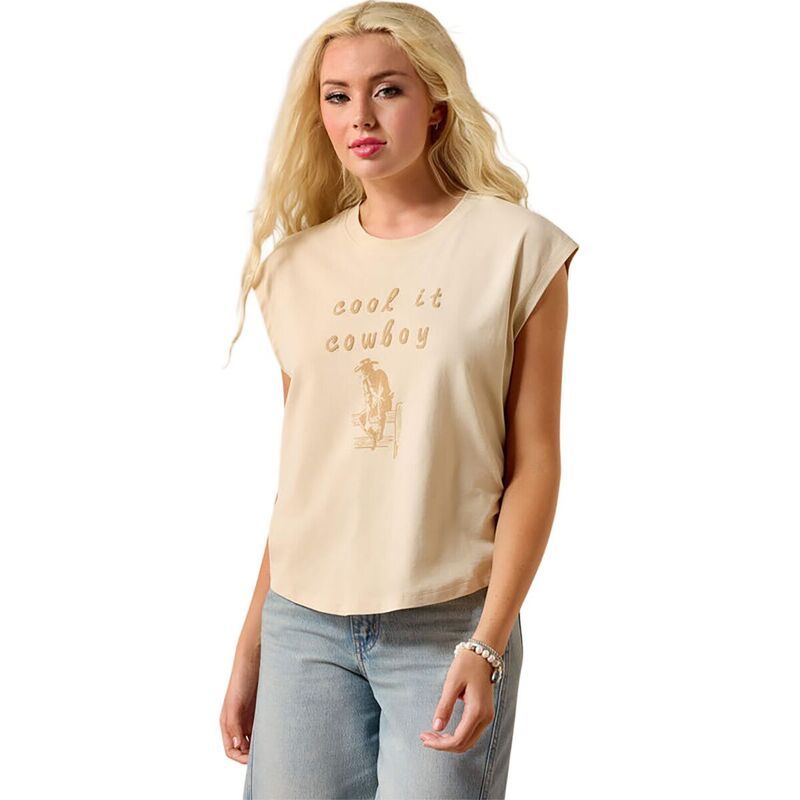 アリアト レディース トップス Tシャツ Ariat Cool ItShirt Womens Oyster Grey グレー