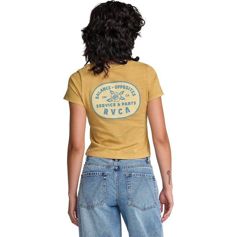 ルーカ レディース トップス Tシャツ RVCA 411 TShirt Womens Curry