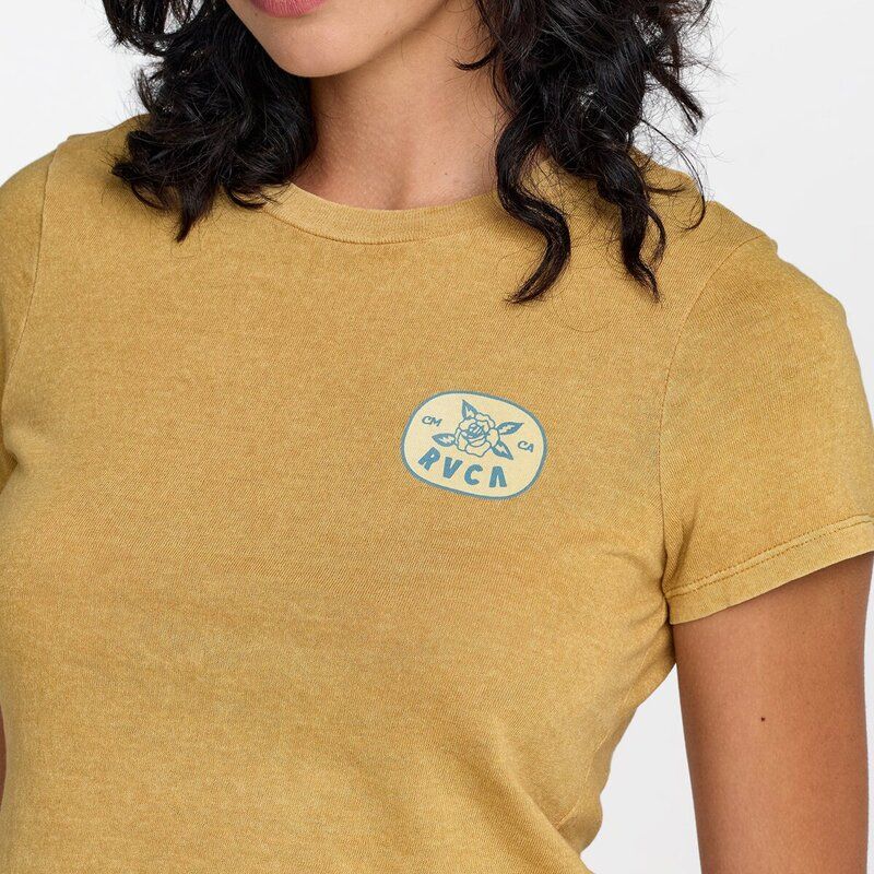 ルーカ レディース トップス Tシャツ RVCA 411 TShirt Womens Curry