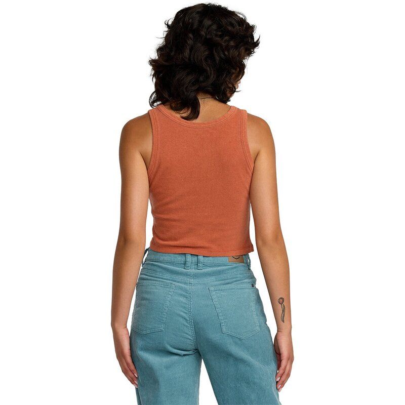 ルーカ レディース トップス Tシャツ RVCA Flow Tank Top Womens Burnt Red レッド