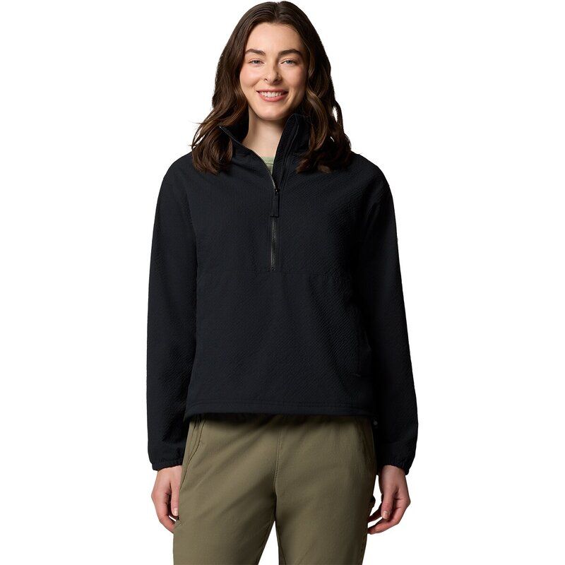 コロンビア レディース トップス Tシャツ スウェット Columbia Sucker For Summer 12Zip Crew Sweatshirt Womens Black ブラック
