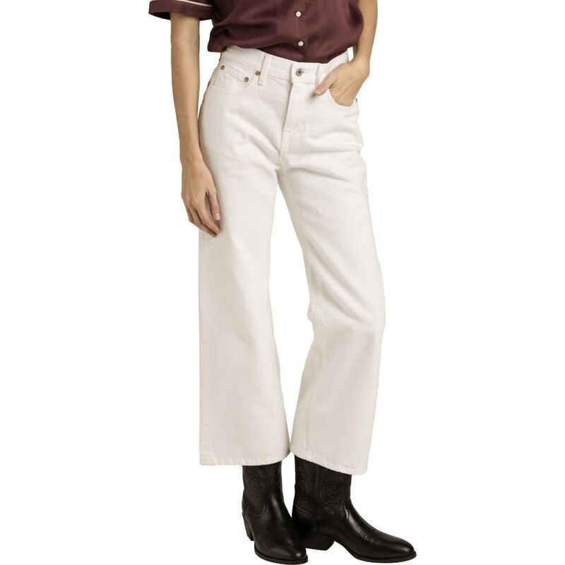 センデロプロビジョンズ レディース ボトムス カジュアルパンツ Sendero Provisions Co Maria Jean Womens Washed White ホワイト