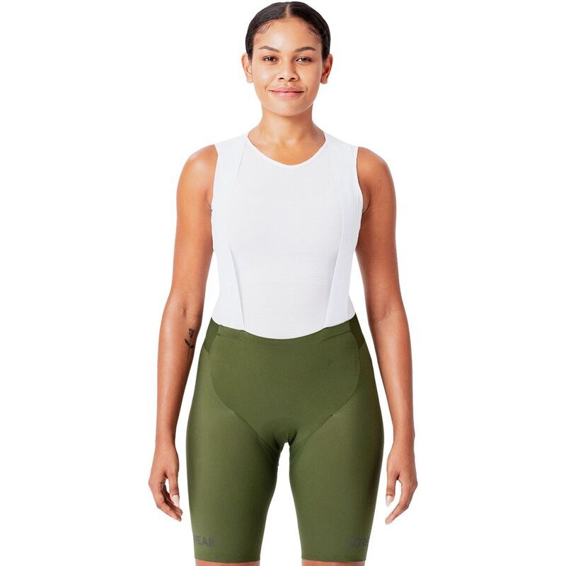 ゴアウェア レディース ボトムス ハーフパンツ・ショーツ ショートパンツ GOREWEAR Distance Bib Shorts 20 Womens Utility Green グリーン