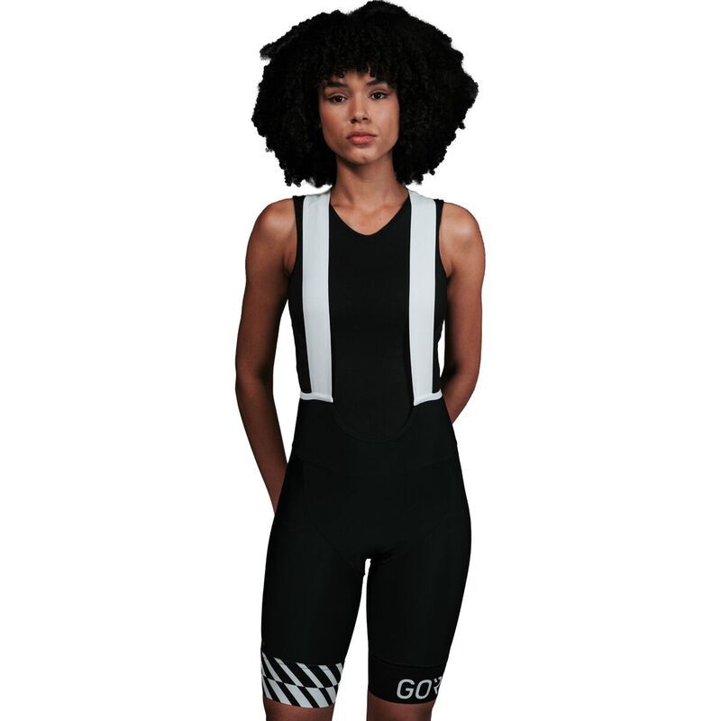 ゴアウェア レディース ボトムス ハーフパンツ・ショーツ GOREWEAR SWIFTRIDE Optical Bib Short Womens Black ブラック 14,186円