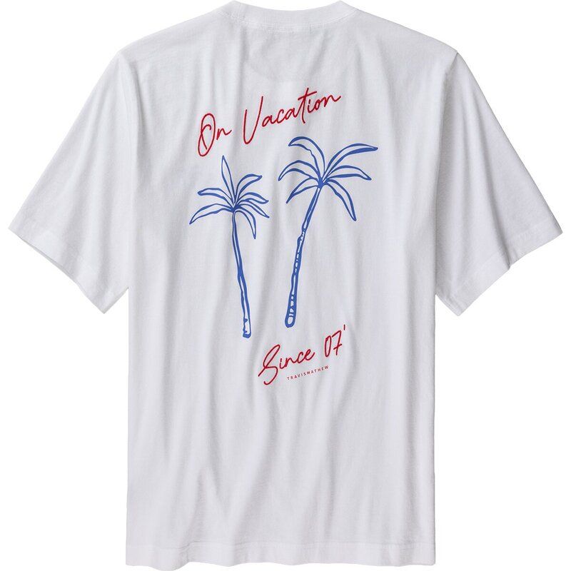 トラビスマヒュー レディース トップス Tシャツ TravisMathew Vacation Boyfriend TShirt Womens Bright White ホワイト