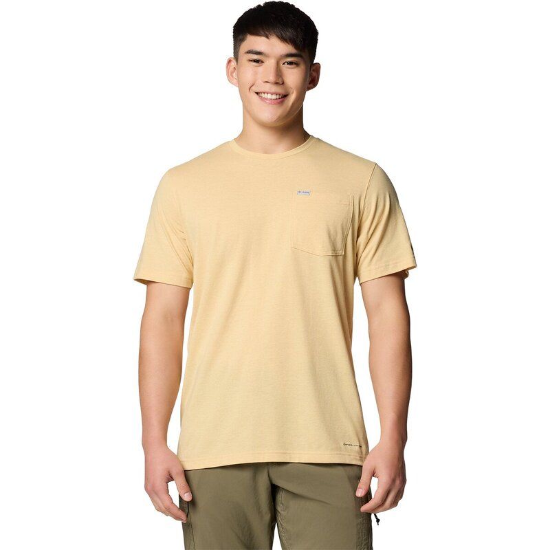 コロンビア メンズ トップス Tシャツ Columbia Thistletown Hills PocketShirt Mensandune Heather ヘザー