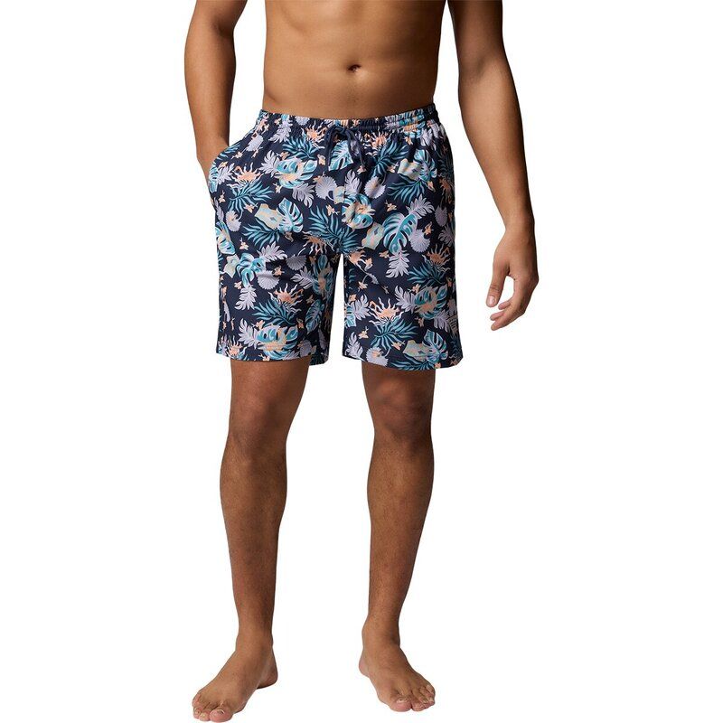 コロンビア メンズ 水着 ハーフパンツ・ショーツ プリント Columbia PFG Rambler Printed 6in Water Short Mens Nocturnal Inagua
