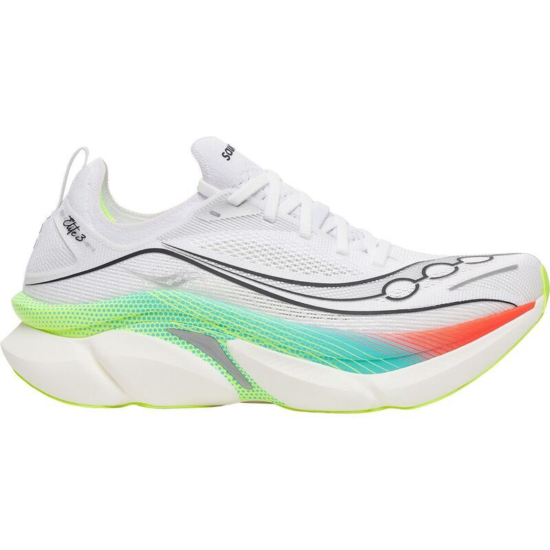 サッカニー メンズ シューズ スニーカー Saucony Endorphin Elite 3 Running Shoe WhiteMulti ホワイト