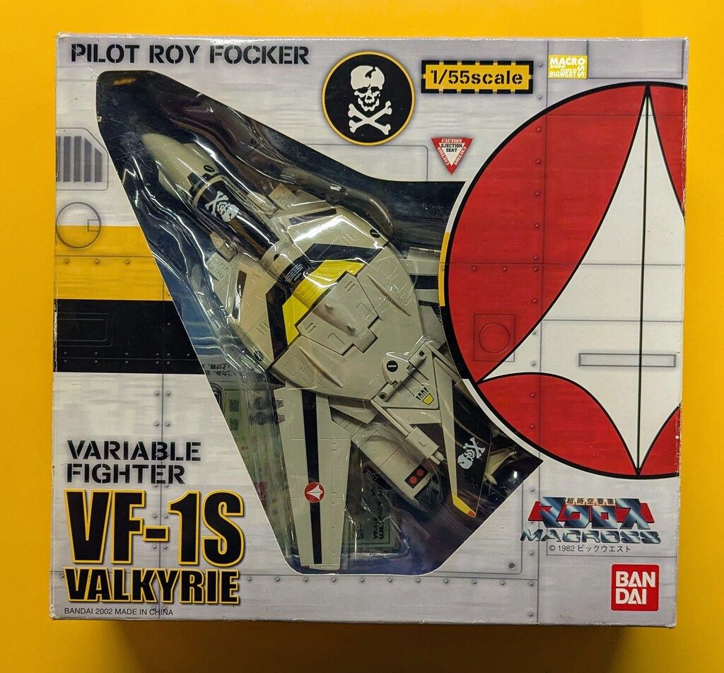バンダイ タカトク復刻/マクロス VF-1Sバルキリー フォッカー機 1/55