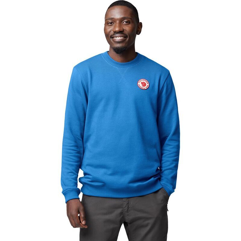 フェールラーベン メンズ アウター パーカー・スウェット セーター ロゴ Fjallraven 1960 Logo Badge Sweater Mens Alpine Blue ブルー