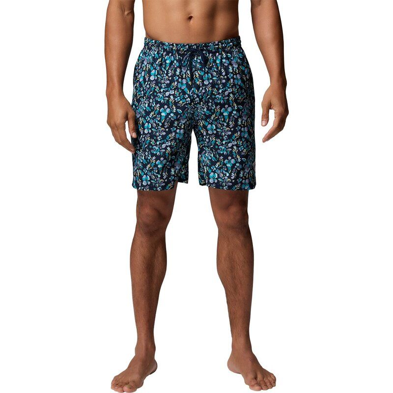 コロンビア メンズ 水着 ハーフパンツ・ショーツ プリント Columbia PFG Rambler Printed 8in Water Short Mens Ocean Teal Tropica テ
