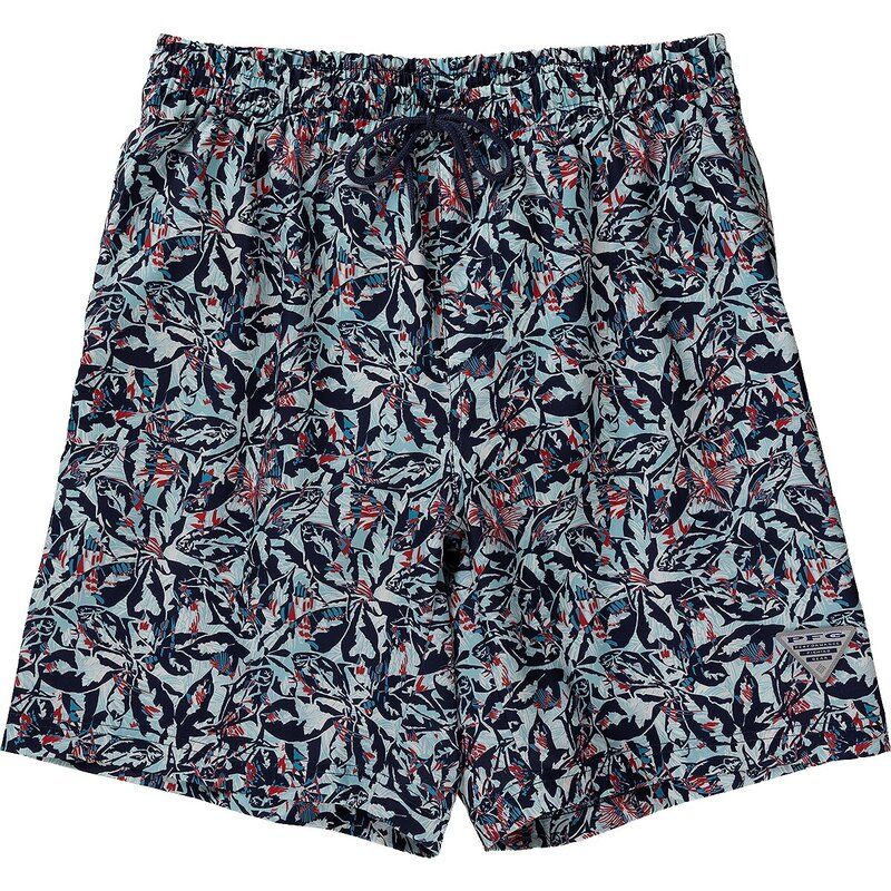 コロンビア メンズ 水着 ハーフパンツ・ショーツ プリント Columbia PFG Rambler Printed 8in Water Short Mens Nocturnal Pompanos