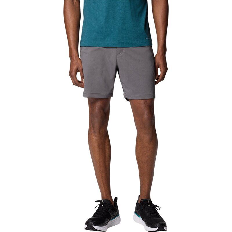 コロンビア メンズ ボトムス ハーフパンツ・ショーツ Columbia Sage Peak 9in Chino Short Mens City Grey グレー