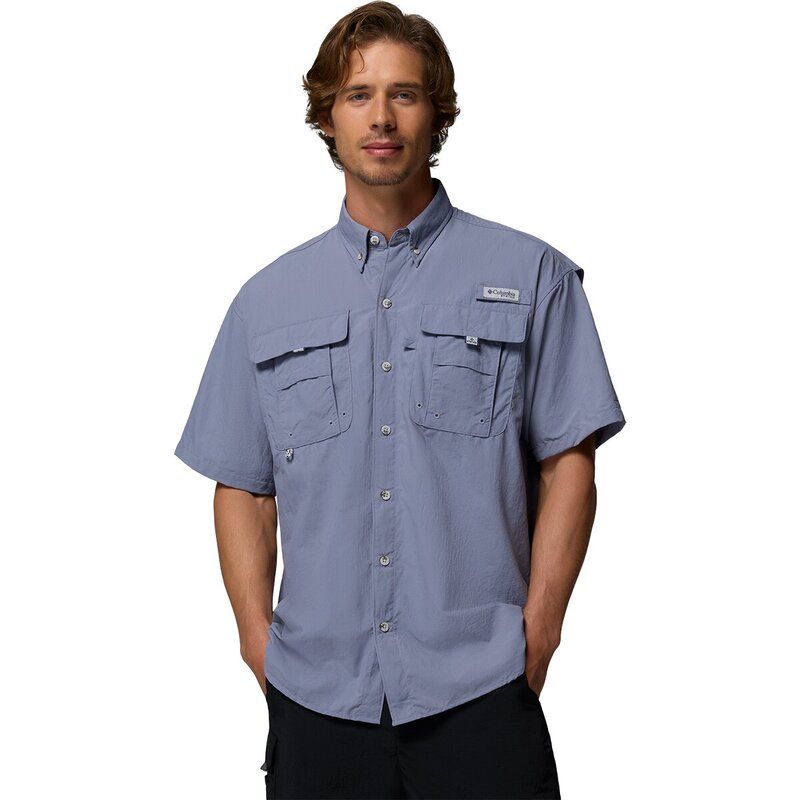 コロンビア メンズ トップス シャツ 半袖 Columbia Bahama II ShortSleeve Shirt Mens New Moon