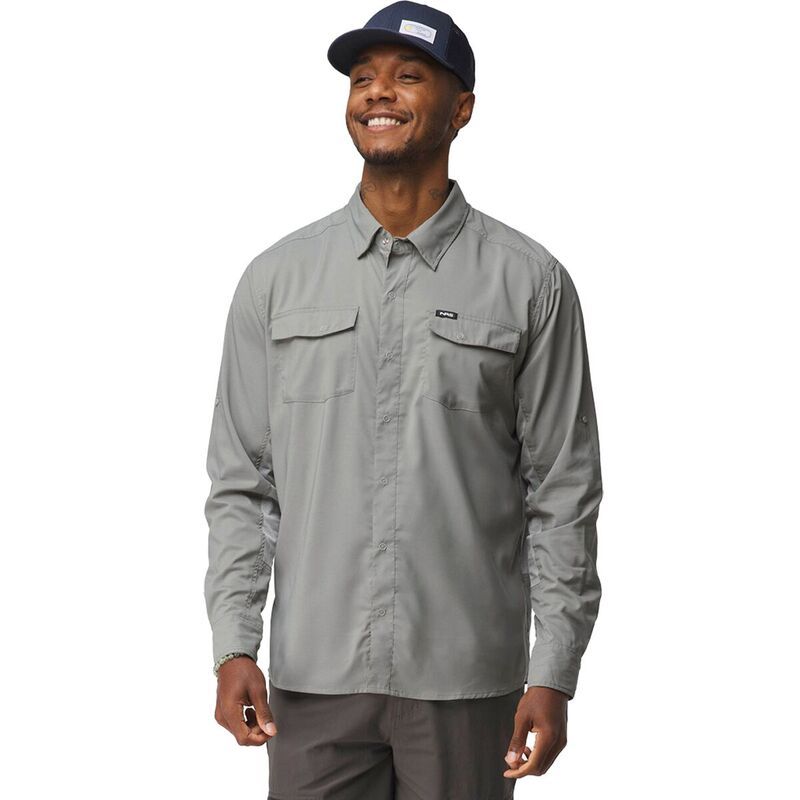 エヌアールエス メンズ トップス シャツ 長袖 NRS Guide Shirt LongSleeve Shirt Mens Pebble