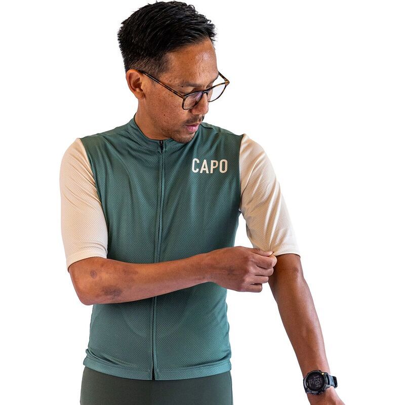 カポ メンズ トップス Tシャツ ジャージー Capo Corsa Jersey Mens Moss GreenBisque グリーン