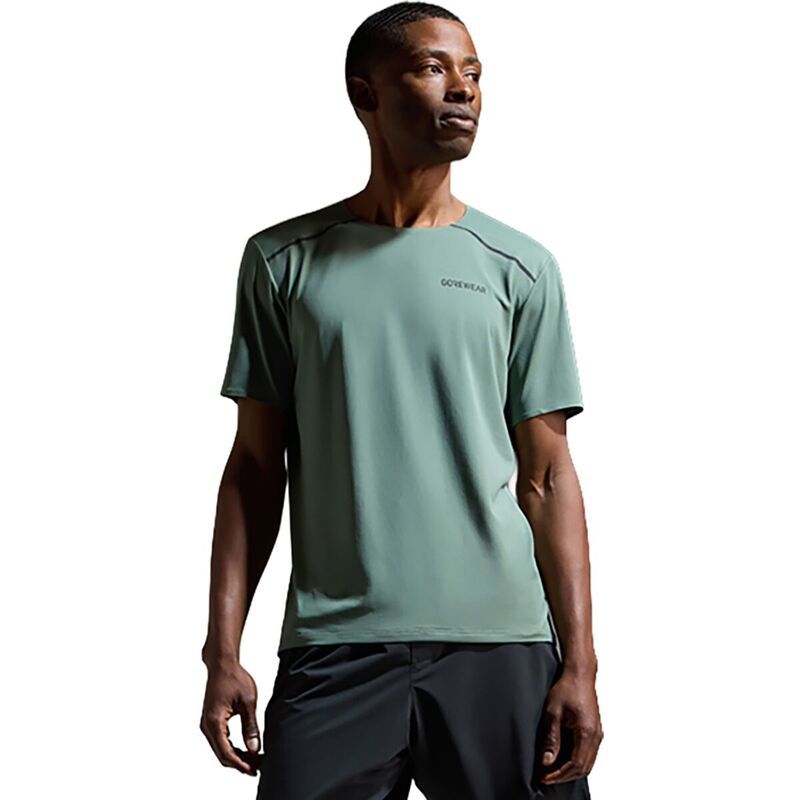 ゴアウェア メンズ トップス シャツ GOREWEAR Contest 20 TShirt Menslate Green スレート