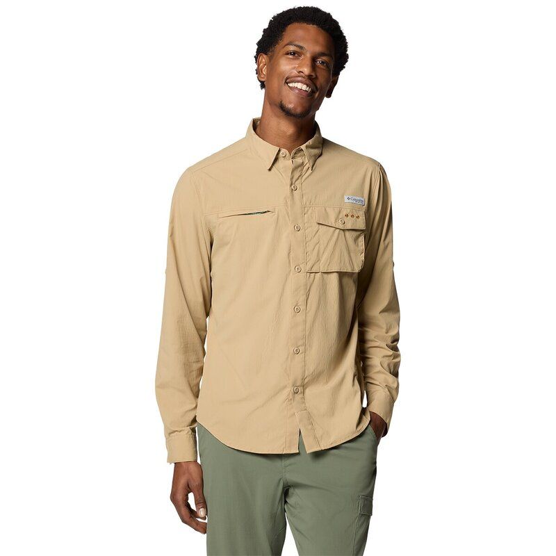 コロンビア メンズ トップス シャツ 長袖 Columbia Wild Cast LongSleeve Shirt Mens Beach