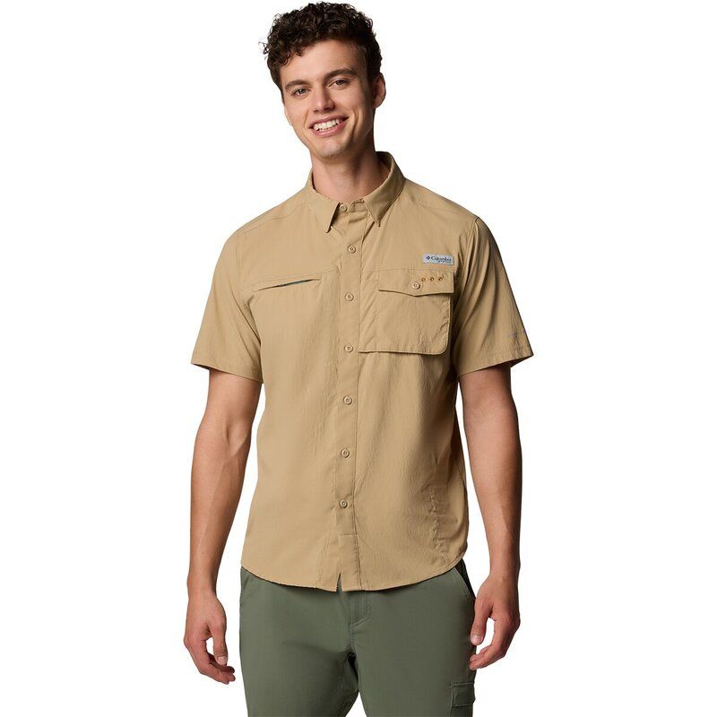 コロンビア メンズ トップス シャツ 半袖 Columbia Wild Cast ShortSleeve Shirt Mens Beach