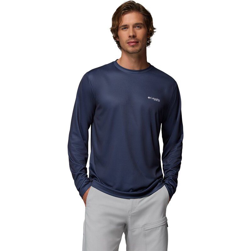 コロンビア メンズ トップス シャツ 長袖 Columbia Terminal Tackle PFG Dare DevilongSleeve Shirt Mens Nocturnal