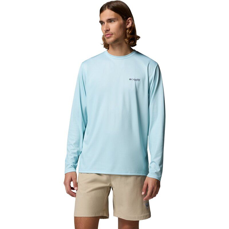 コロンビア メンズ トップス シャツ 長袖 Columbia Terminal Tackle PFG Dare DevilongSleeve Shirt Mens Marine Light
