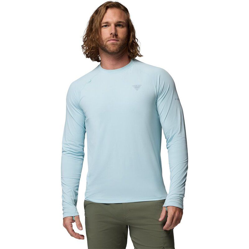 コロンビア メンズ トップス シャツ Columbia Wild Cast Sun Shirt Mens Marine Light