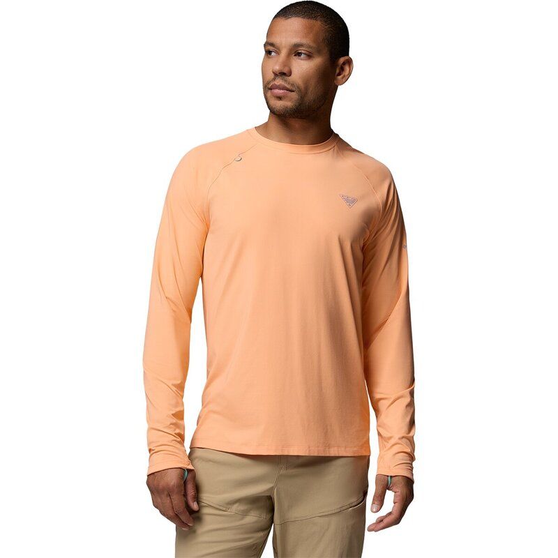コロンビア メンズ トップス シャツ Columbia Wild Cast Sun Shirt Mens Bright Nectar
