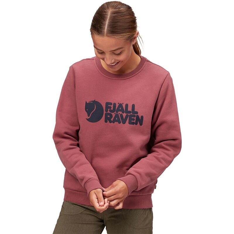 フェールラーベン レディース アウター パーカー・スウェット セーター ロゴ Fjallraven Logo Sweater Womens Mesa Purple パープル
