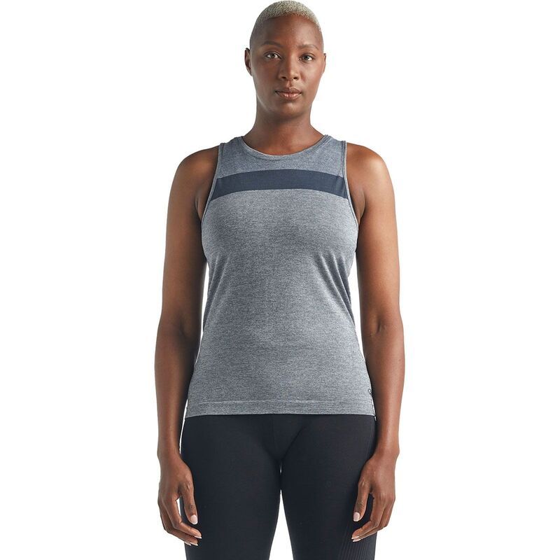 アイスブレーカー レディース トップス Tシャツ Icebreaker Motion Seamless Tank Top Womenserene Blue Heather ヘザー