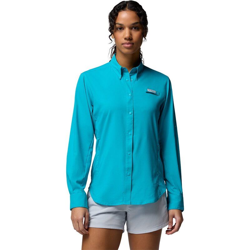 コロンビア レディース トップス シャツ 長袖 Columbia TamiamiI LongSleeve Shirt Womens Ocean Teal2