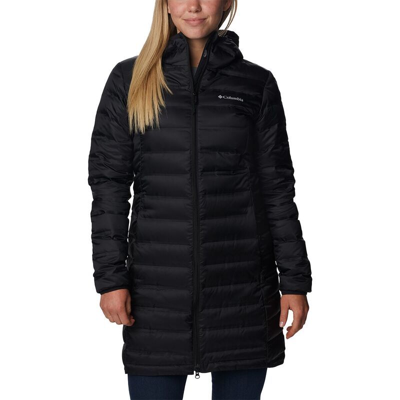 コロンビア レディース アウター ジャケット・ブルゾン ダウン Columbia Lake 22 Long Hoodedown Jacket Womens Black ブラック